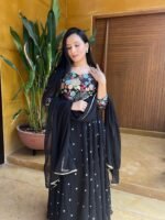 Royal Charm Festive Kurti Salwar with Dupatta - Image 2