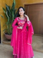 Royal Charm Festive Kurti Salwar with Dupatta - Image 8