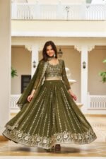 Radiant Reverie Festive Kurti Salwar with Dupatta - Image 2