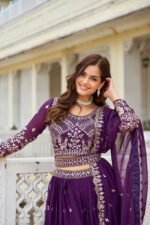 Joyous Festive Kurti Set with Dupatta - Image 4