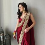 Women's Trending Saree with Embroidered Blouse