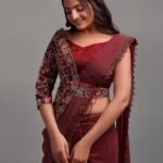 Ready to Wear Lehenga Saree with Embroidered Blouse