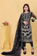 Partywear Suits For Girls & Women's (black)